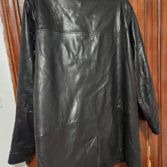 Vintage Mantles unisex leather jacket, winter coat, excellent condition, M-XL - Picture 5 of 9